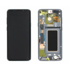 Дисплей для Samsung G965 Galaxy S9 Plus (GH97-21691D) с сенсорным стеклом в рамке (Серый) Сервисный оригинал