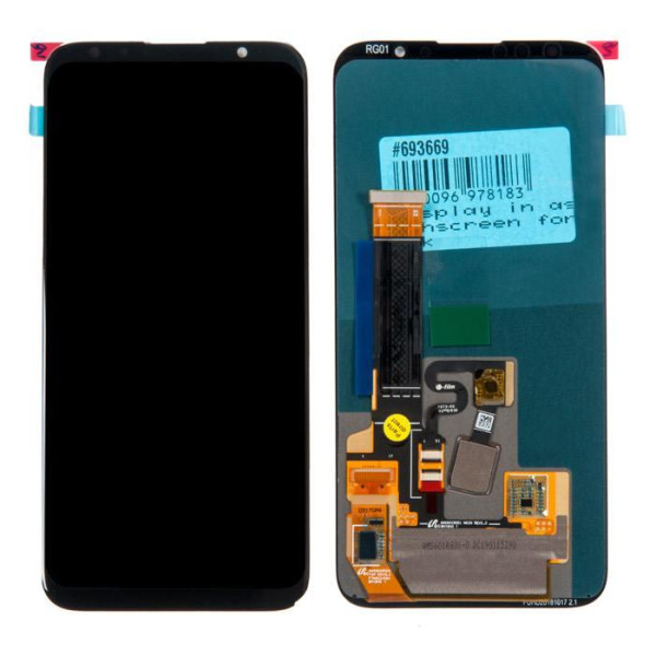 Дисплей для Meizu 16th з тачскрином (Чорний) OLED