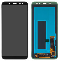 Дисплей Samsung J600 Galaxy J6 2018 з сенсорним склом і регульованою підсвіткою (Блакитний)
