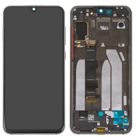 Дисплей для Xiaomi Mi9 SE | M1903F2G с сенсорным стеклом в рамке (Черный) Сервисный оригинал