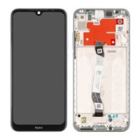 Дисплей для телефону Xiaomi RedMi Note 8T з сенсорним склом (Чорний) в рамці (Білій) Оригінал Китай