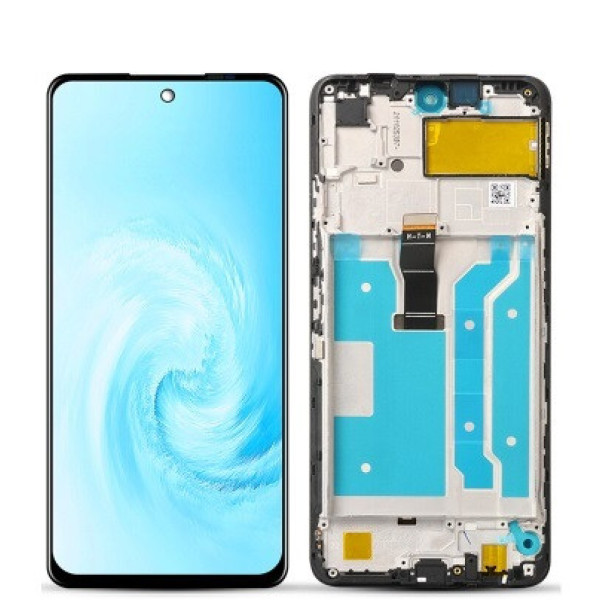 Дисплей для Huawei P Smart 2021 | Honor 10x Lite с сенсором в рамке (Черный) Оригинал Китай