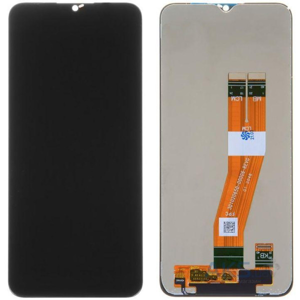Дисплей для Samsung A025 Galaxy A02s | M025 Galaxy M02s | GH81-18456 с сенсорным стеклом (Черный) Сервисный оригинал