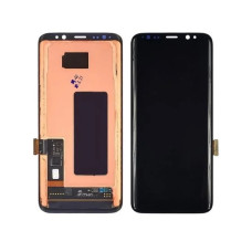 Дисплей для телефона Samsung G950 Galaxy S8 с сенсорным стеклом (Черный) (переклеенное стекло)