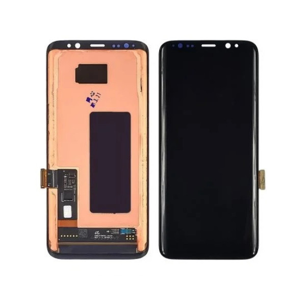 Дисплей для телефона Samsung G950 Galaxy S8 с сенсорным стеклом (Черный) (переклеенное стекло)