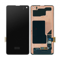 Дисплей для Samsung G973 Galaxy S10 Prism с сенсорным стеклом (Черный) Оригинал Китай