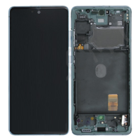 Дисплей для Samsung GH82-24219D | G780 Galaxy S20 FE з сенсорним склом в рамці (Зелений) Сервісний оригінал