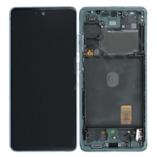 Дисплей для Samsung GH82-24219D | G780 Galaxy S20 FE с сенсорным стеклом в рамке (Зеленый) Сервисный оригинал