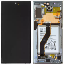 Дисплей для Samsung N975F | Galaxy Note 10 Plus | GH82-20838A з сенсором в рамці (Срібний) OLED