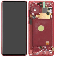 Дисплей Samsung GH82-22193C для Samsung N770 Galaxy Note 10 Lite с сенсором в рамке (Черный) Сервисный оригинал