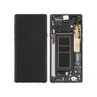 Дисплей для Samsung N960 Galaxy Note 9 с сенсорным стеклом в рамке (Черный) Сервисный оригинал