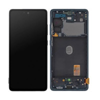 Дисплей для Samsung G780 Galaxy S20 с сенсорным стеклом в рамке (Черный) OLED