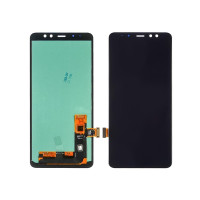 Дисплей для Samsung A730 Galaxy A8 Plus (2018) с сенсорным стеклом (Черный) OLED