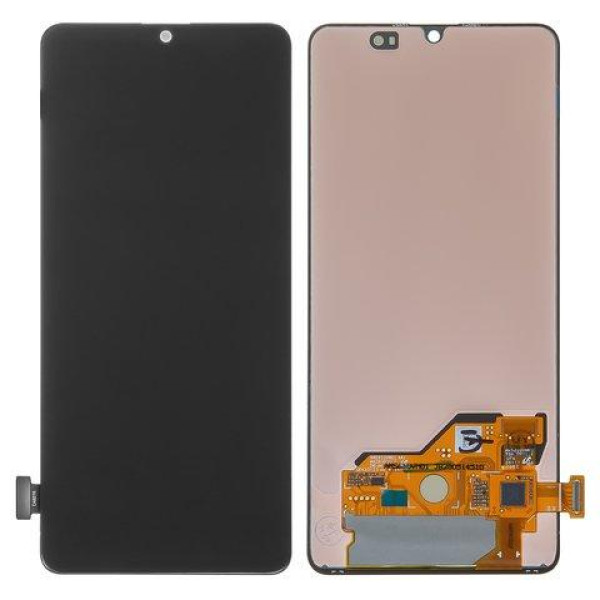 Дисплей для Samsung A415 Galaxy A41 с сенсорным стеклом (Черный) Oled