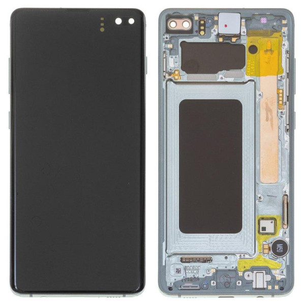 Дисплей для Samsung GH82-18849E G975 Galaxy S10 Plus с сенсором в рамке (Зеленый) Сервисный оригинал