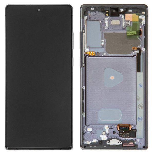 Дисплей для Samsung GH82-23495A N980 | N981 Galaxy Note 20 c сенсорным стеклом в рамке (Серый) Сервисный оригинал