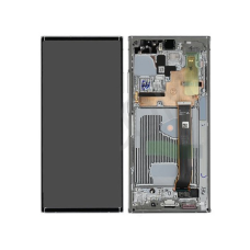 Дисплей для Samsung N985 Galaxy Note 20 Ultra | N986 с сенсорным стеклом в рамке (Белый) Сервисный оригинал