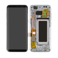 Дисплей для Samsung G950 Galaxy S8 з сенсорним склом в рамці (Фіолетовий) Сервісний оригінал