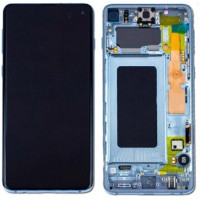 Дисплей для Samsung GH82-18849C G975 Galaxy S10 Plus с сенсором в рамке (Голубой) Сервисный оригинал