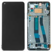 Дисплей для Xiaomi Mi 11 Lite с тачскрином и корпусной рамкой (Черным) Оригинал Китай
