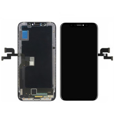 Дисплей для Apple iPhone XS з сенсором та рамкою (Чорний) GX Soft OLED