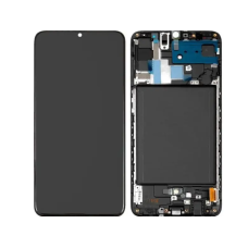Дисплей для Samsung A705 Galaxy A70 (2019) с сенсорным стеклом в рамке (Черный) AMOLED