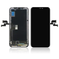 Дисплей Apple iPhone X з сенсорним склом (Черный) (Оригінал переклей) А+