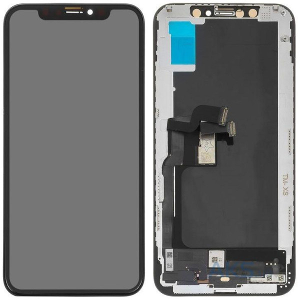 Дисплей Apple iPhone Xs з сенсорним склом (Чорний) (Оригінал переклей)