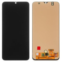 Дисплей для Samsung A505 Galaxy A50 2019 | A50s 2019 | A507 | A30 2019 | A305 з сенсором (Чорний) HeX OLED A+ (small glass)