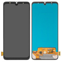 Дисплей для Samsung SM-A705 | A707 Galaxy A70 | A70s (2019) с сенсорным стеклом (Черный) AMOLED (small glass)