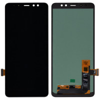 Дисплей для Samsung A8 Plus 2018 | A730 з сенсорним склом (Чорний) AMOLED
