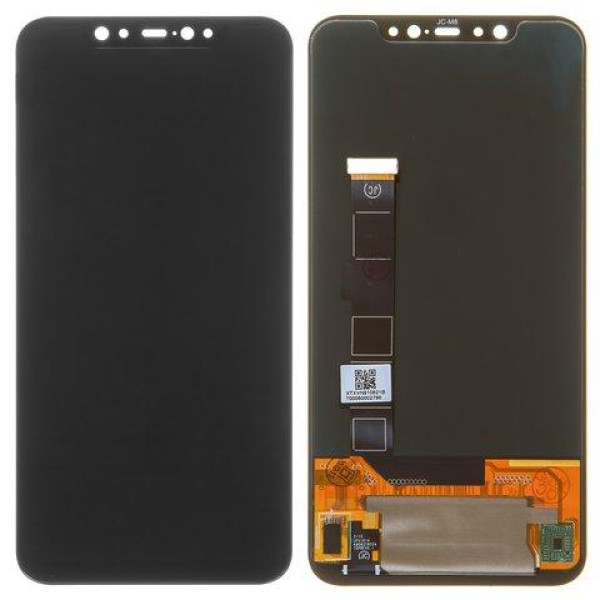 Дисплей для Xiaomi Mi 8 с сенсорным стеклом (Черный) Оригинал переклей