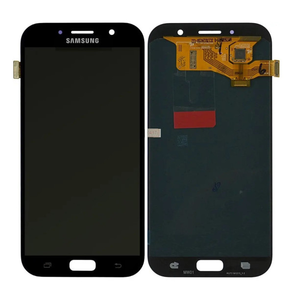 Дисплей для Samsung A720F Galaxy A7 (2017) з сенсорним склом (Чорний) OLED