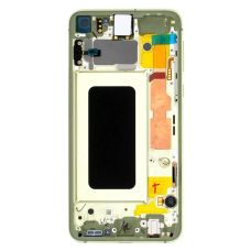 Дисплей для Samsung G970 Galaxy S10e с сенсорным стеклом в рамке (Желтый) Сервисный оригинал