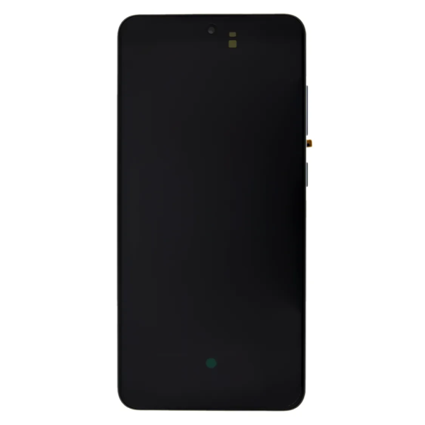Дисплей Samsung G990 Galaxy S21 FE 5G с сенсорным стеклом в рамке (Серый) Сервисный оригинал