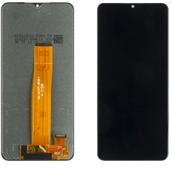 Дисплей для Samsung A127 Galaxy A12 2021 (A127F R0.0) с сенсорным стеклом (Черный) Сервисный оригинал