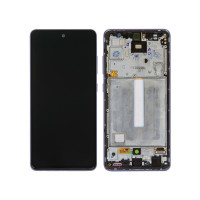 Дисплей Samsung GH82-25230С для Samsung А525 Galaxy А52 | A526 с сенсорным стеклом и рамкой (Фиолетовый) Серв