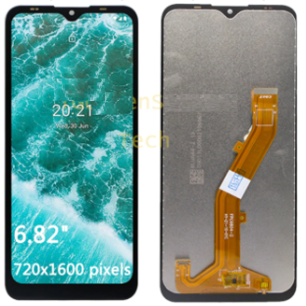 Дисплей для Nokia C30 TA-1357 с сенсорным стеклом (Черный) Оригинал Китай