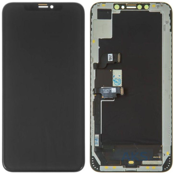 Дисплей для Apple iPhone XS Max з сенсорным склом (Чорний) Оригінал переклей