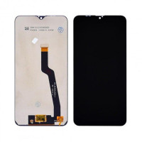 Дисплей для Samsung A10 2019 | A105 | M10 2019 | M105 з сенсорним склом (Чорний) Оригінал переклей