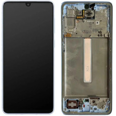 Дисплей Samsung SM-A336 Galaxy A33 5G (2022) с сенсором в рамке (Голубой) Сервисный оригинал