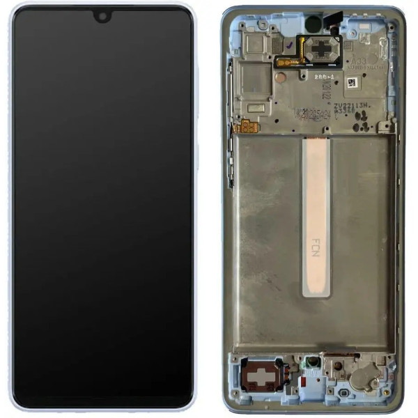Дисплей Samsung SM-A336 Galaxy A33 5G (2022) с сенсором в рамке (Голубой) Сервисный оригинал