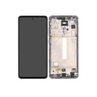 Дисплей для Samsung SM-A528 Galaxy A52s (2021) з сенсором в рамці (Фіолетовий) Сервісний оригінал