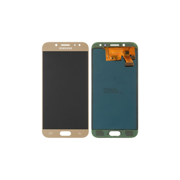 Дисплей для Samsung J530 Galaxy J5 2017 с сенсорным стеклом (Золотой) AMOLED (small glass)