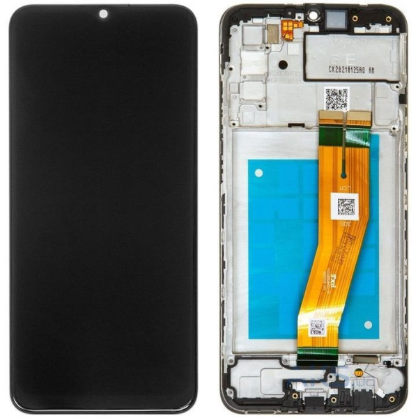 Дисплей Samsung A025 Galaxy A02s с сенсорным стеклом в рамке Оригинал Китай