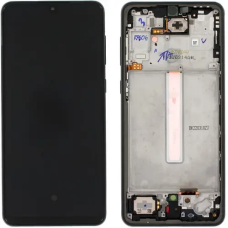 Дисплей для Samsung A336 Galaxy A33 (2022) с тачскрином и рамкой (Черный) Original