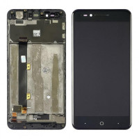 Дисплей для ZTE Blade A610 | V6 Max з сенсорним склом в рамці (Чорний) Оригінал Китай