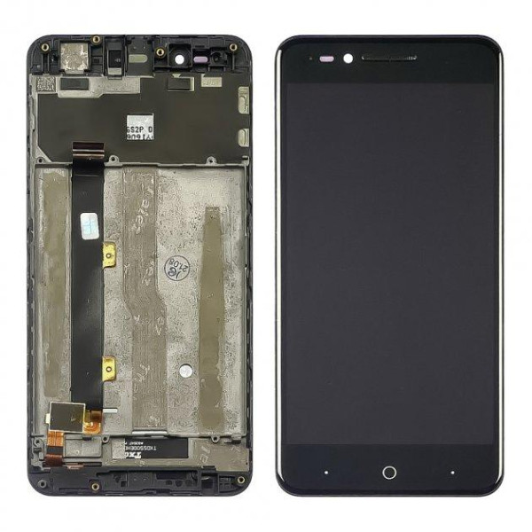 Дисплей для ZTE Blade A610 | V6 Max з сенсорним склом в рамці (Чорний) Оригінал Китай