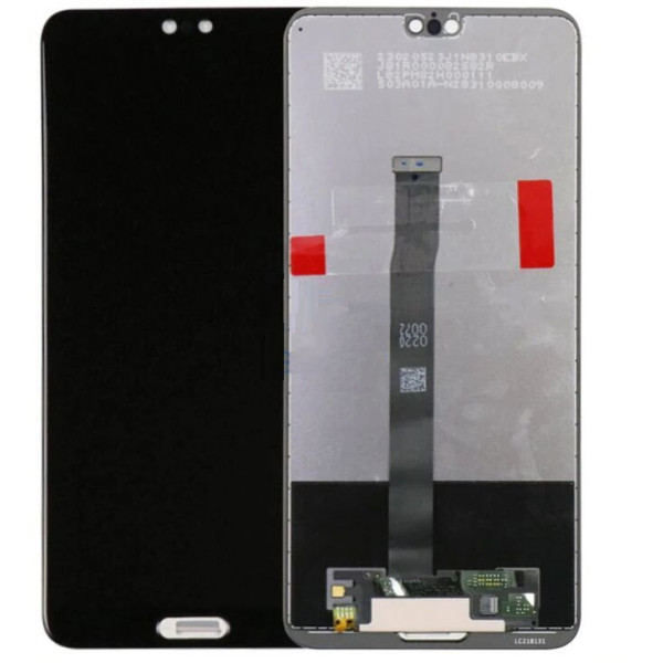 Дисплей для Huawei P20 (EML-L09 | EML-L29) (без сканера відбитка пальця) (Чорний) Оригінал Китай