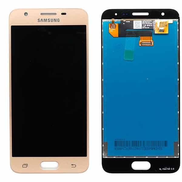 Дисплей для Samsung G570 Galaxy J5 Prime (2016) с сенсорным стеклом (Золотистый) Сервисный оригинал